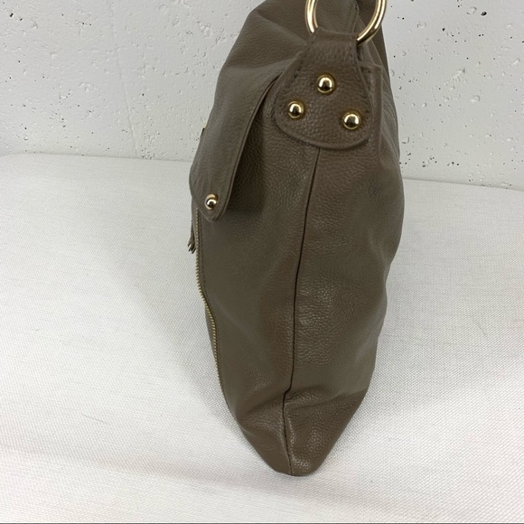 Onna Ehrlich Taupe Tassel Leather Shoulder Bag - Picture 6 of 16